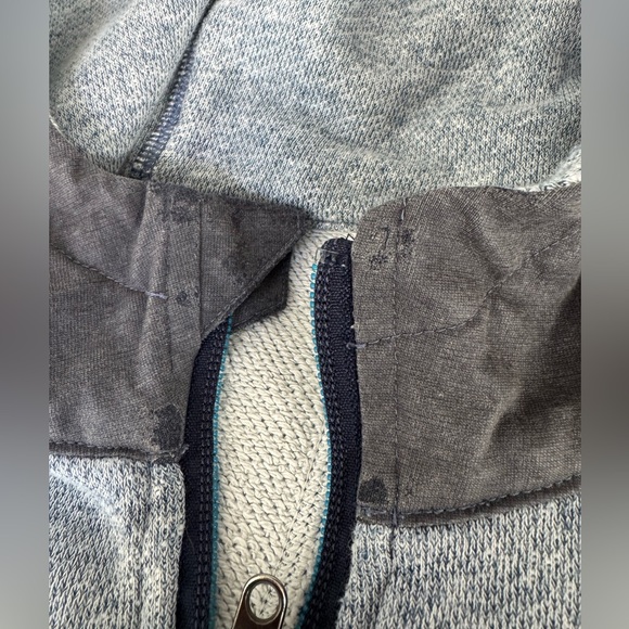 Lululemon Athletica Lulu Blue Zip-Up Hoodie Sweatshirt Men Medium Activewear - Picture 8 of 11